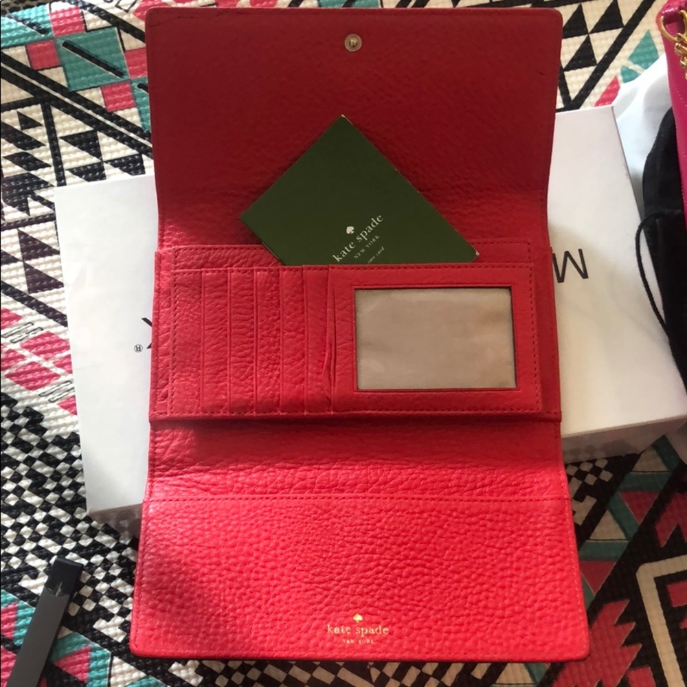 Red Kate Spade Wallet - Picture 2 of 3
